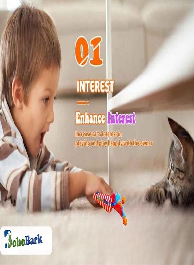 BohoBark ألعاب تفاعلية للقطط والكلاب من بوهوبارك، ألعاب مسلية وممتعة (عبوة من قطعتين). قد يختلف اللون قليلاً. - Image 5
